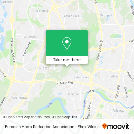 Eurasian Harm Reduction Association - Ehra map