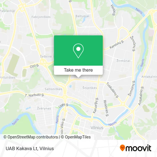 Карта UAB Kakava Lt