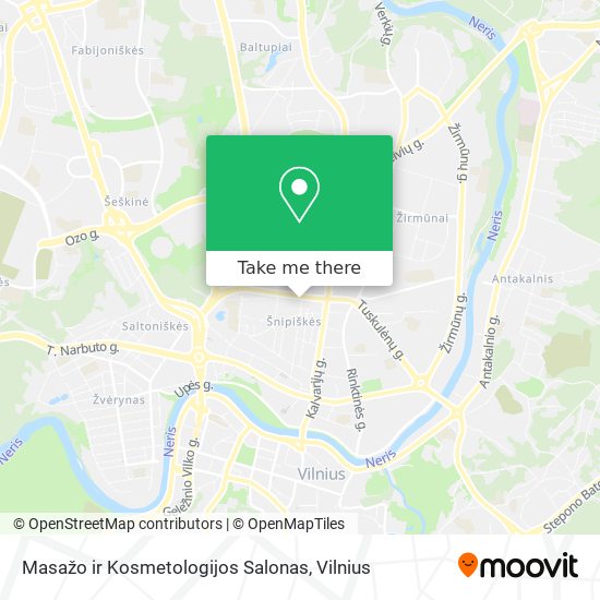 Masažo ir Kosmetologijos Salonas map