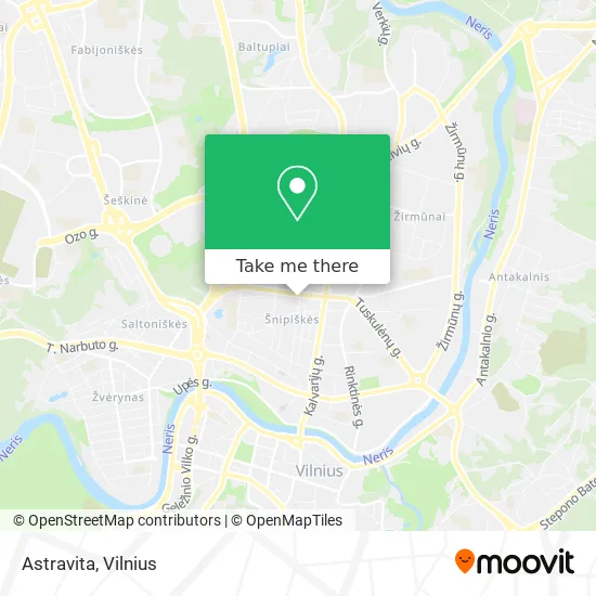 Карта Astravita