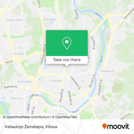 Keliautojo Žemėlapis map