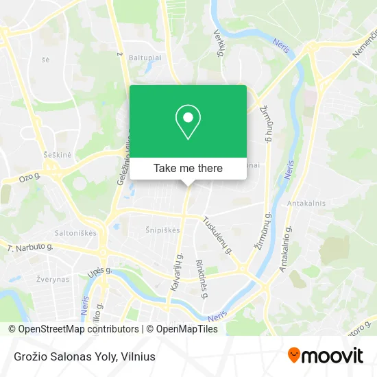Карта Grožio Salonas Yoly