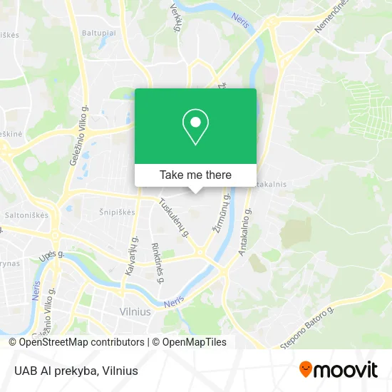 Карта UAB Al prekyba