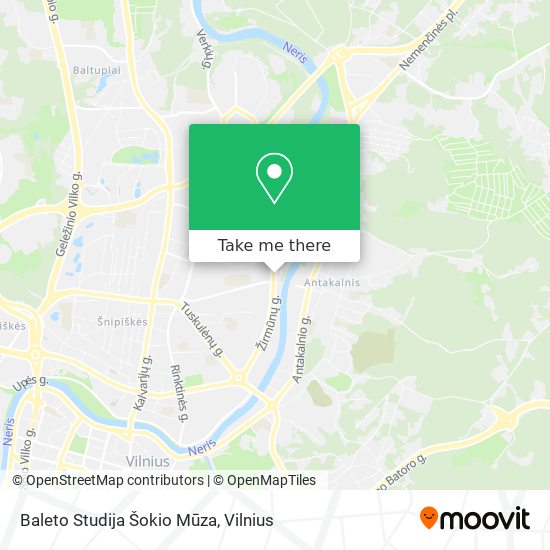 Baleto Studija Šokio Mūza map