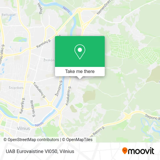 Карта UAB Eurovaistine Vl050
