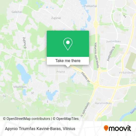 Карта Apynio Triumfas Kavinė-Baras