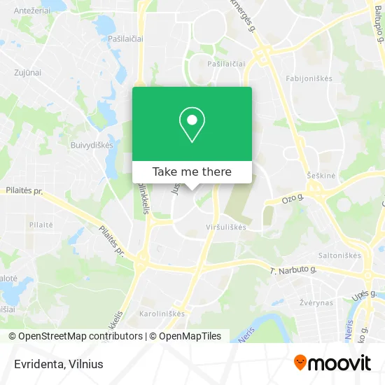 Карта Evridenta