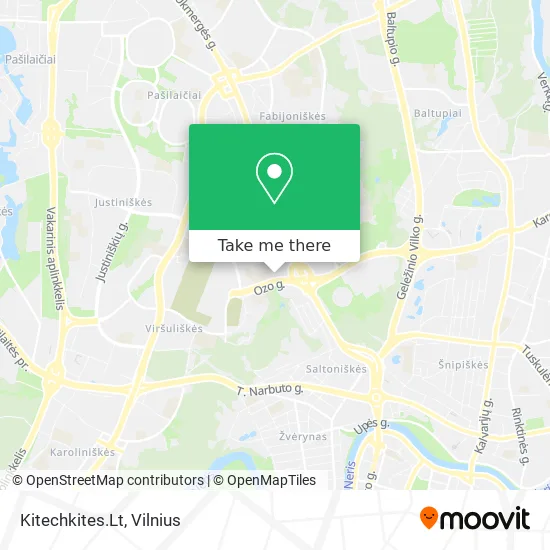 Карта Kitechkites.Lt