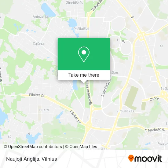 Карта Naujoji Anglija