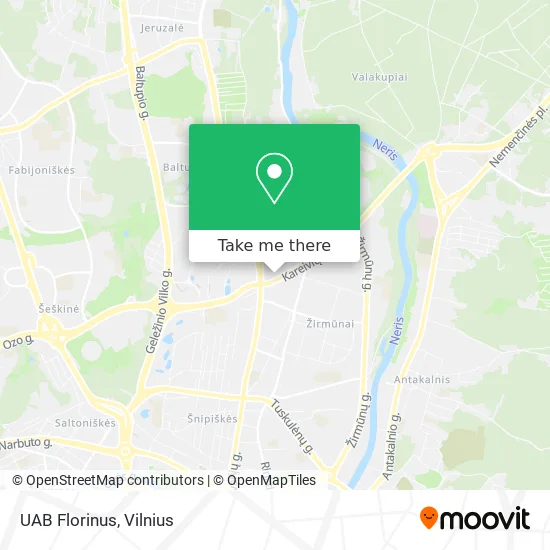 Карта UAB Florinus