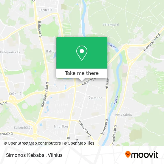 Карта Simonos Kebabai