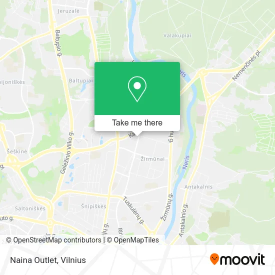 Карта Naina Outlet
