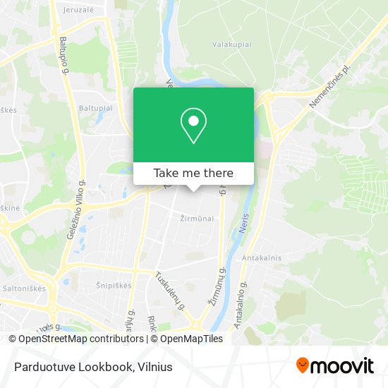 Parduotuve Lookbook map