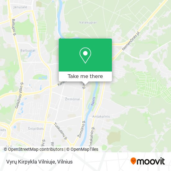 Карта Vyrų Kirpykla Vilniuje