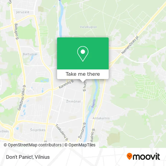 Карта Don't Panic!