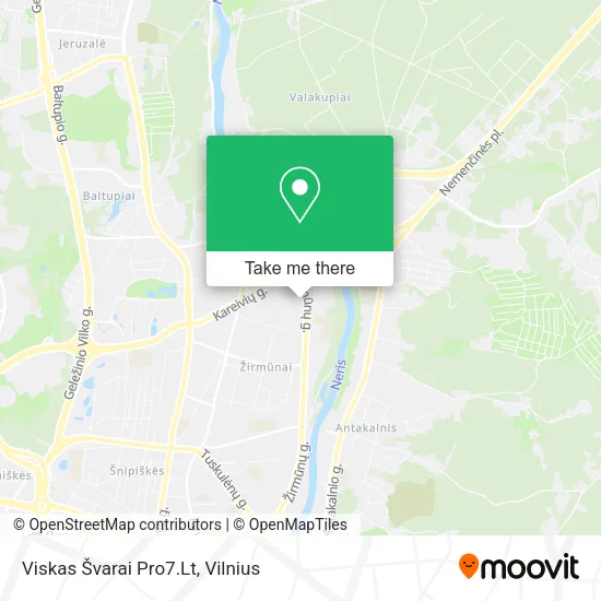 Карта Viskas Švarai Pro7.Lt
