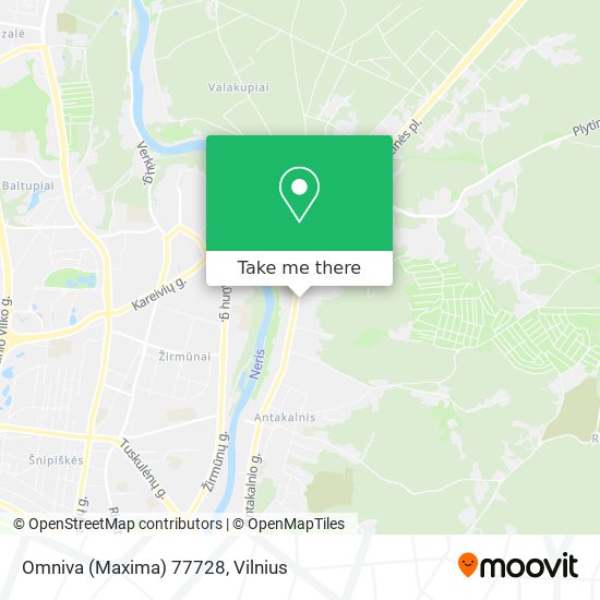 Omniva (Maxima) 77728 map