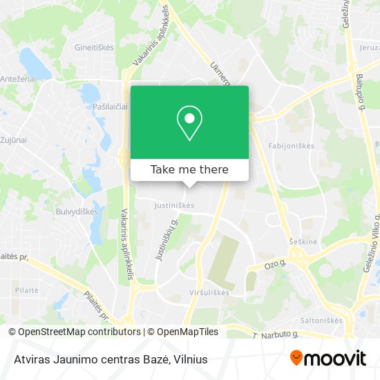 Atviras Jaunimo centras Bazė map