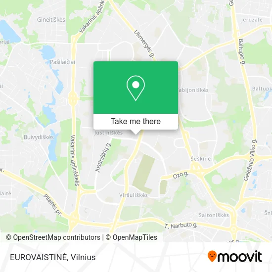 Карта EUROVAISTINĖ