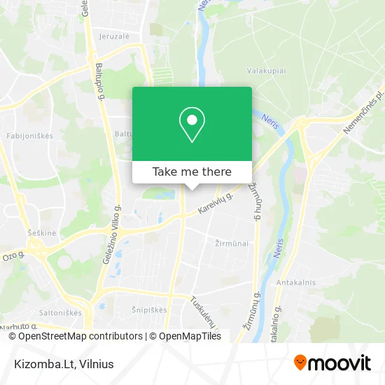 Карта Kizomba.Lt