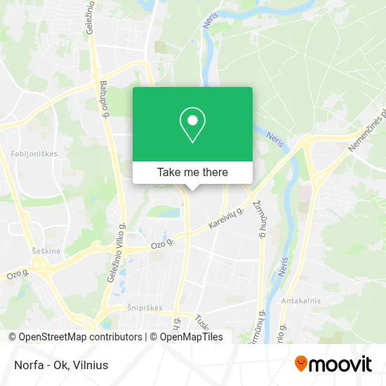 Norfa - Ok map