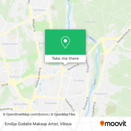 Карта Emilija Gudaitė Makeup Artist
