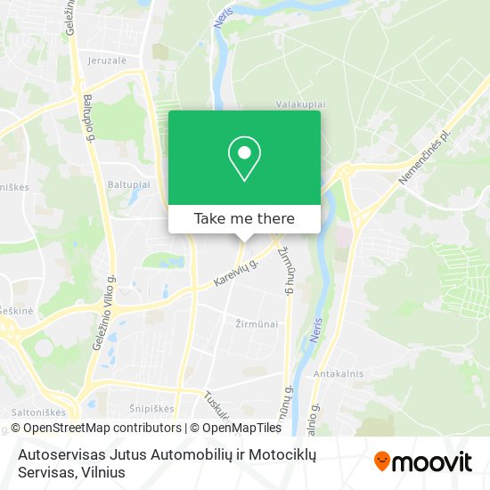 Autoservisas Jutus Automobilių ir Motociklų Servisas map