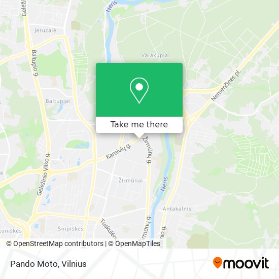 Pando Moto map