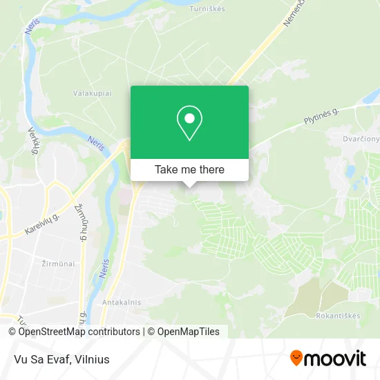 Карта Vu Sa Evaf