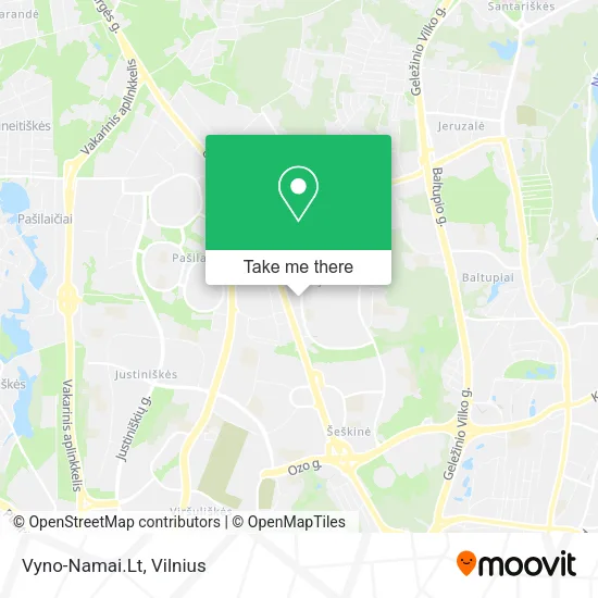 Карта Vyno-Namai.Lt