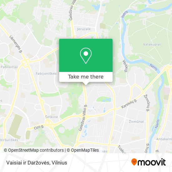Vaisiai ir Daržovės map