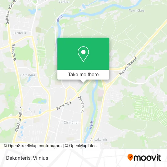 Карта Dekanteris