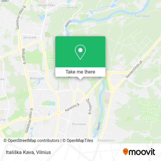 Карта Itališka Kava