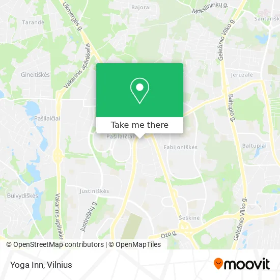 Yoga Inn map