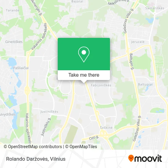 Карта Rolando Daržovės