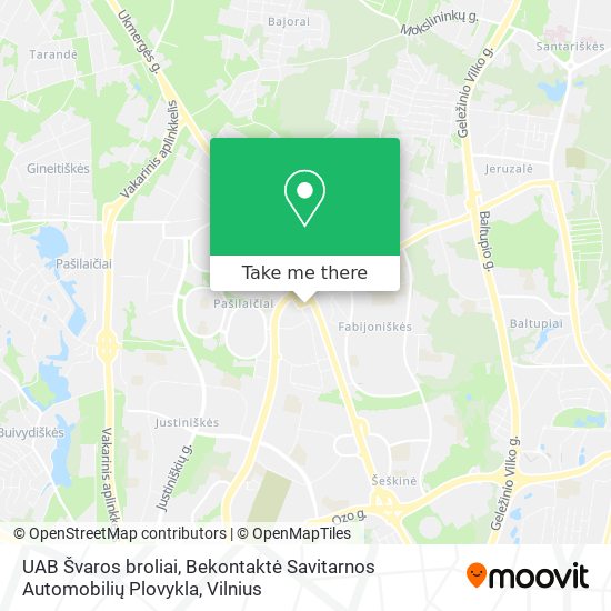 UAB Švaros broliai, Bekontaktė Savitarnos Automobilių Plovykla map