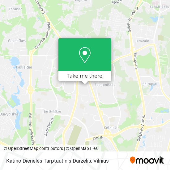 Katino Dienelės Tarptautinis Darželis map