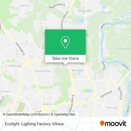Ecolight. Lighting Factory map