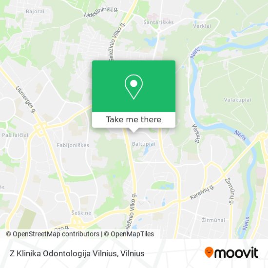 Z Klinika Odontologija Vilnius map