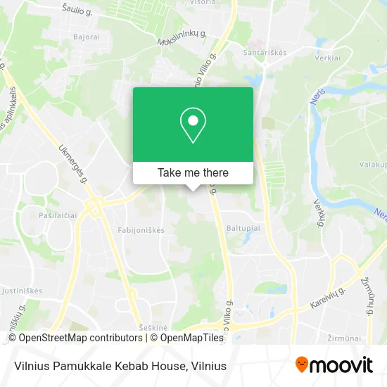 Карта Vilnius Pamukkale Kebab House