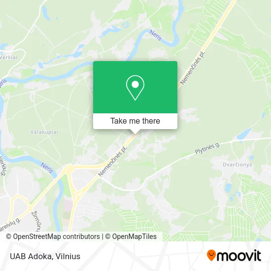 Карта UAB Adoka