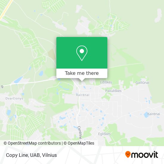 Copy Line, UAB map