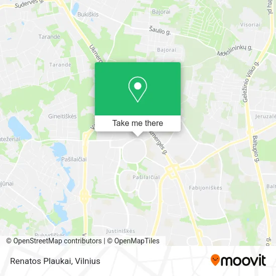 Карта Renatos Plaukai