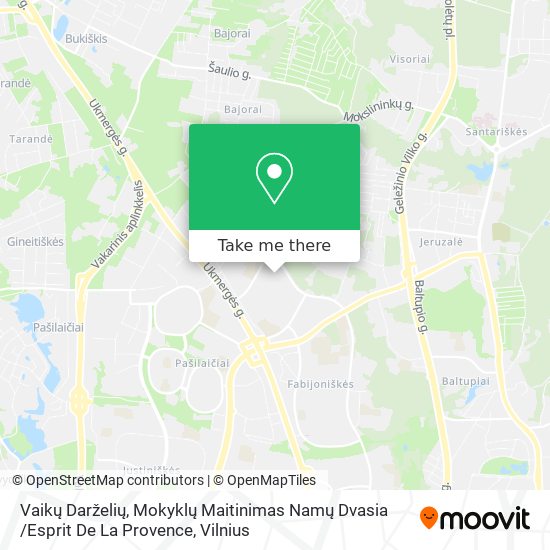 Vaikų Darželių, Mokyklų Maitinimas Namų Dvasia /Esprit De La Provence map