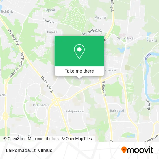 Карта Laikomada.Lt