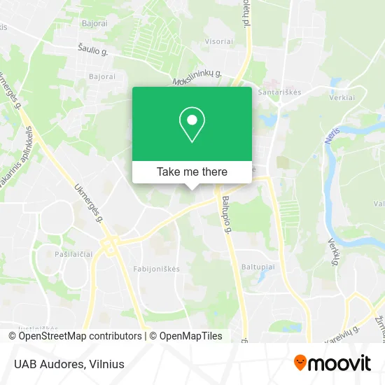 Карта UAB Audores