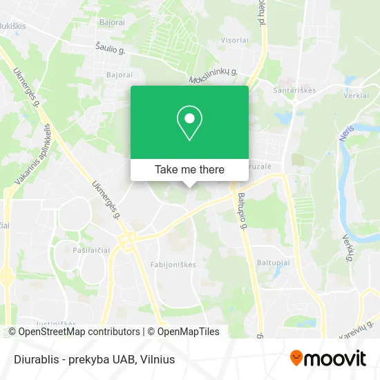 Карта Diurablis - prekyba UAB