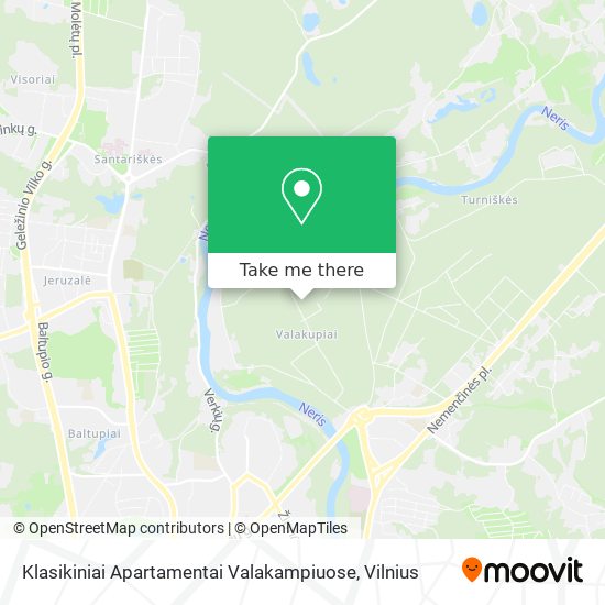 Klasikiniai Apartamentai Valakampiuose map