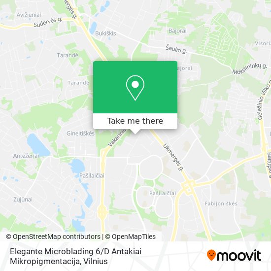 Elegante Microblading 6 / D Antakiai Mikropigmentacija map