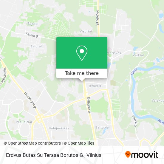 Erdvus Butas Su Terasa Borutos G. map